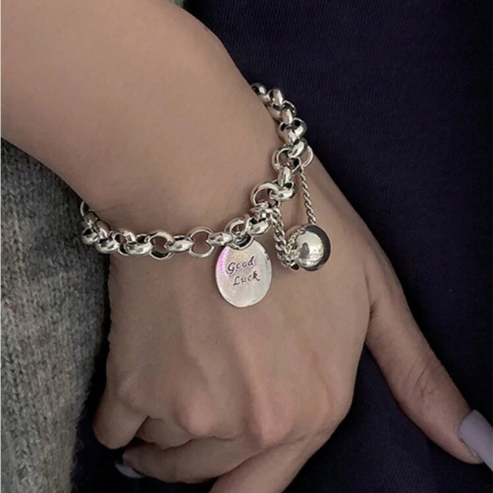 Silver Link Bracelet - Picture 2 of 2